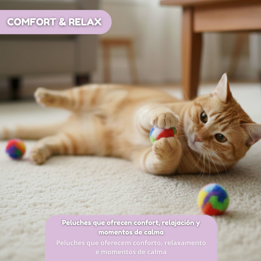 Tootoy! Comfort & Relax Bola de L&atilde; Fofa para gatos, , large Imagem n&uacute;mero 5