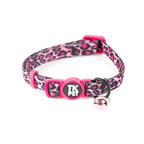 TK-Pet Safari collar para gatos con cascabel rosa Imagem n&uacute;mero 1