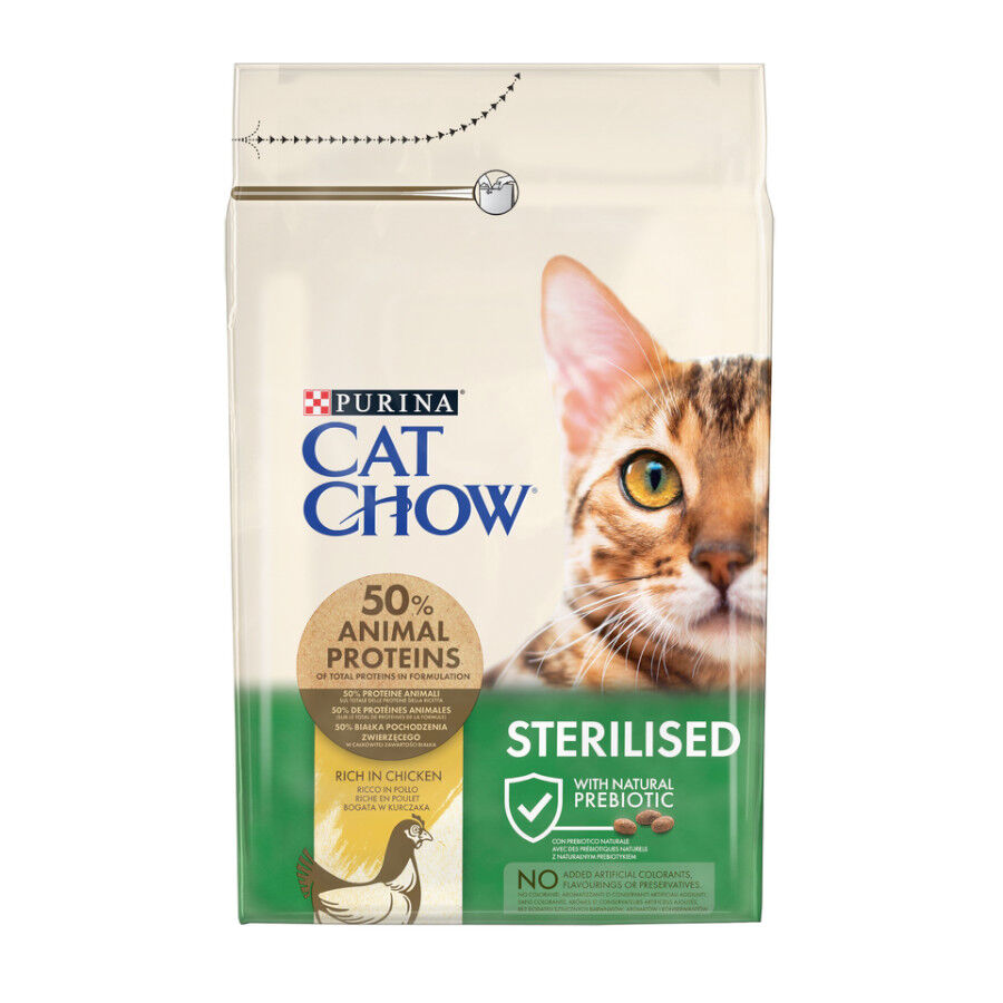 3 kg Cat Chow Sterilized Frango Ra&ccedil;&atilde;o para gatos, , large Imagem n&uacute;mero 1