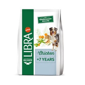 Libra +7 Frango ração para cães