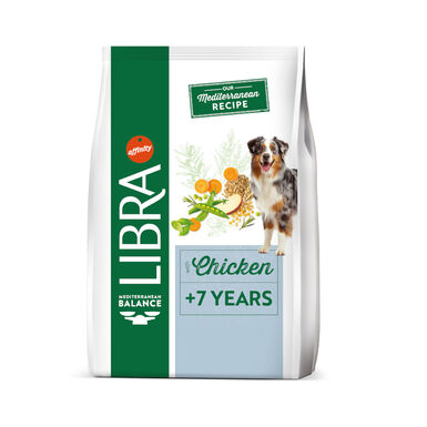 Libra +7 Frango ração para cães
