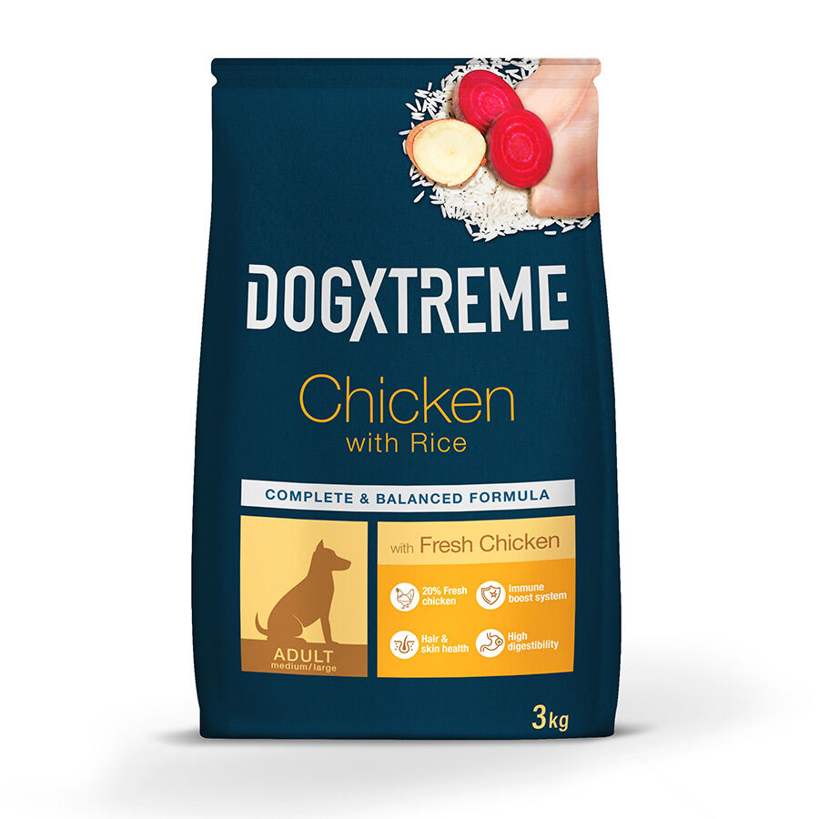 18 kg Dogxtreme Adult Frango e Arroz ra&ccedil;&atilde;o para c&atilde;es, , large Imagem n&uacute;mero 1