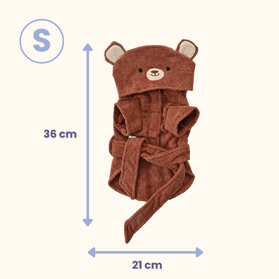 Bloob Teddy Roup&atilde;o de Banho Castanho para c&atilde;es, , large Imagem n&uacute;mero 5