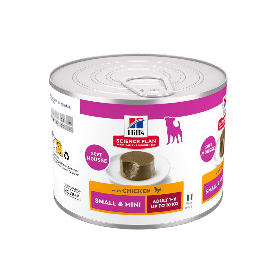 200 g Hill's Science Plan Adult Smalle Mini Mousse de Frango lata para c&atilde;es, , large Imagem n&uacute;mero 1