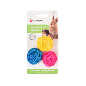 Flamingo Wicki Pack de bolas Brinquedo para roedores