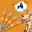 4 saquetas x 15 g 2&Snacks Snacks Cremosos com Frango para cães, , large Indicador imagem número 2