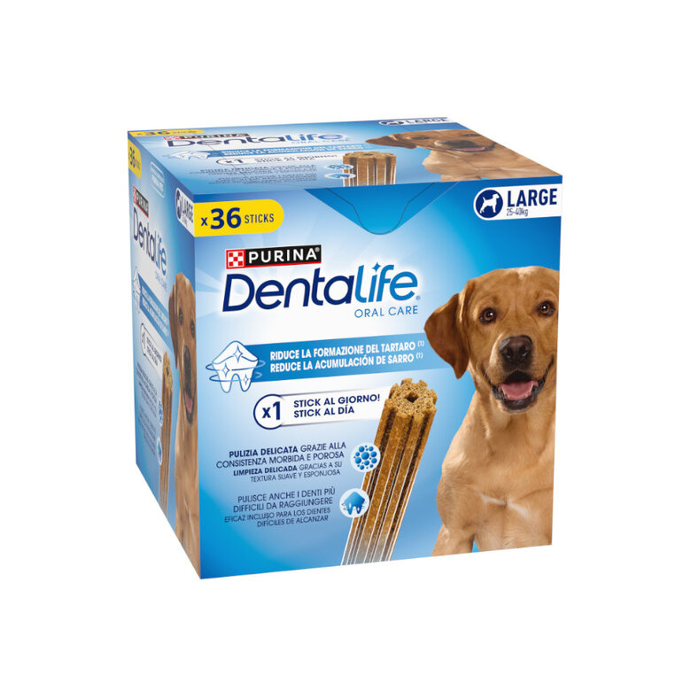 36 sticks Dentalife Snacks Dentários para cães de raça grande,  Imagem número 1 36 sticks Dentalife Snacks Dentários para cães de raça grande, , large Imagem número 1