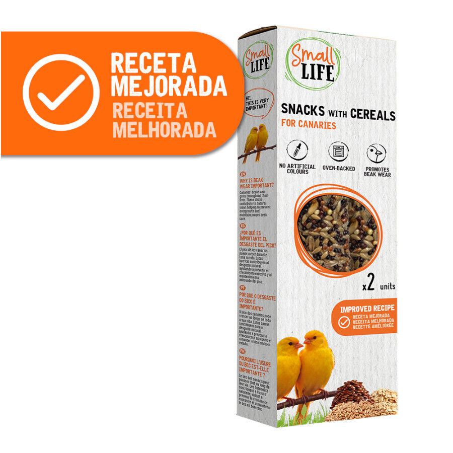 2 barritas Small Life Barritas Snack com Cereais para can&aacute;rios, , large Imagem n&uacute;mero 2