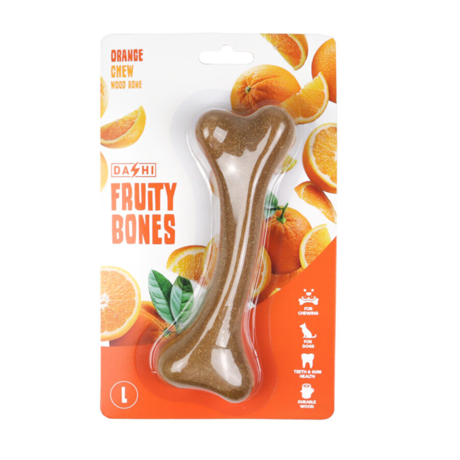 Dashi Fruity Bone Laranja Osso mastig&aacute;vel para c&atilde;es, , large Imagem n&uacute;mero 1