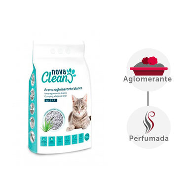 Leito Aglomerante Nova Clean Ultra 10 litros para gato