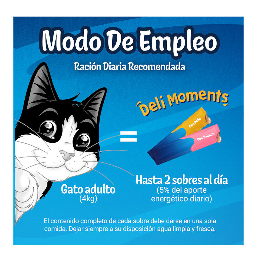 48 saquetas x 10 g Felix Deli Moments Snack l&iacute;quido para gatos - Multipack, , large Imagem n&uacute;mero 5