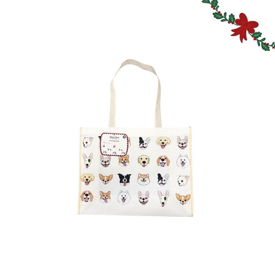 Wonder Christmas Totebag com estampado de c&atilde;o, , large Imagem n&uacute;mero 5