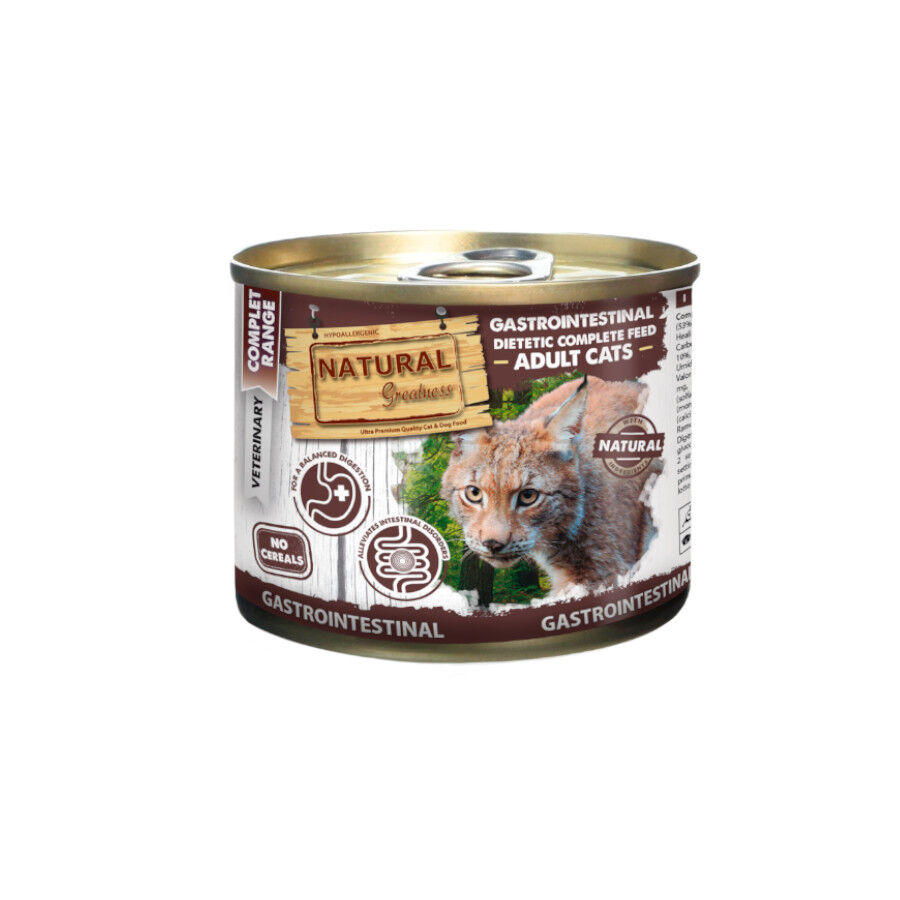 Natural Greatness Gastrointestinal Comida H&uacute;mida para gatos, , large Imagem n&uacute;mero 1