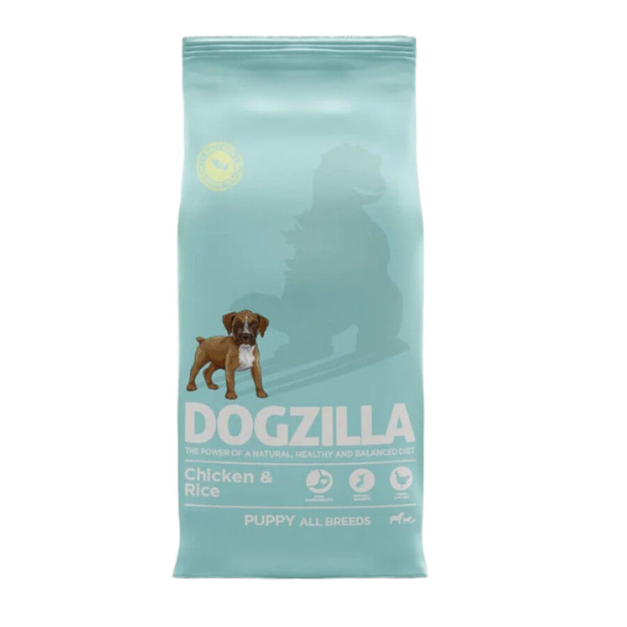3 kg Dogzilla Puppy Frango e Arroz ra&ccedil;&atilde;o, , large Imagem n&uacute;mero 1