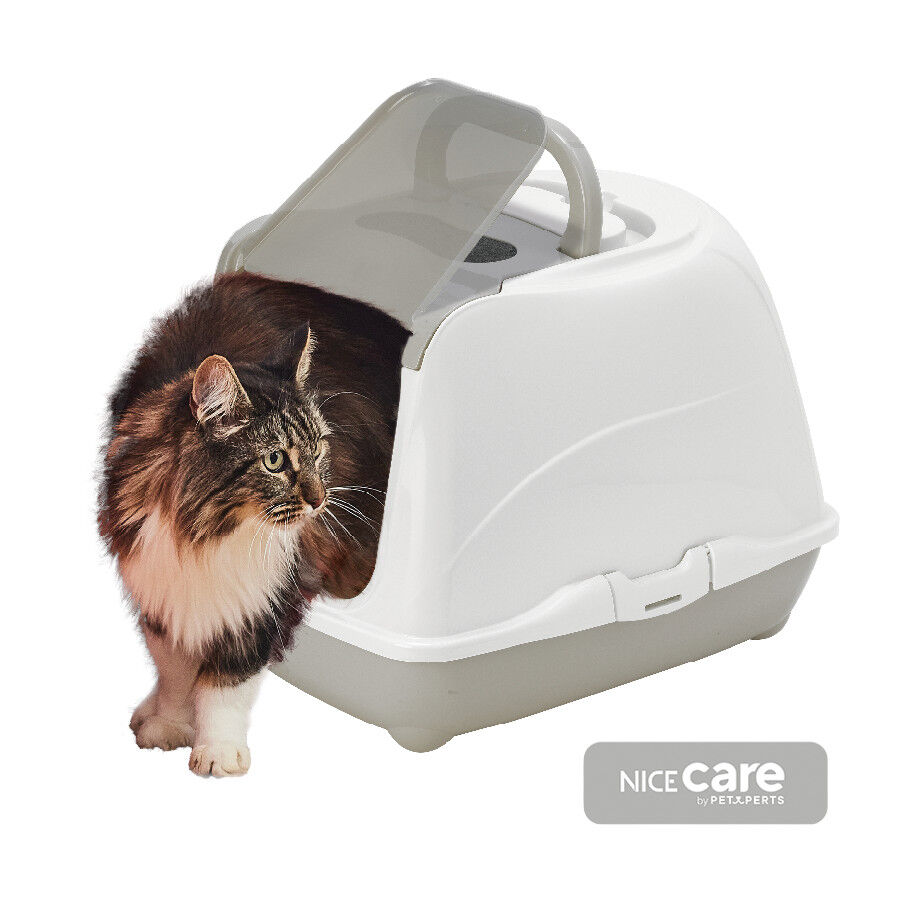 Nice Care Caixa de areia Mega Flip Large Bege para gatos, , large Imagem n&uacute;mero 1