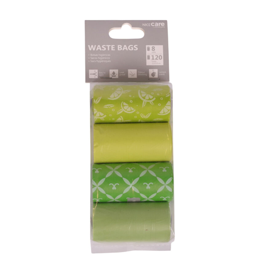 Nice Care Basic Rolos de sacos higi&eacute;nicos com aroma a lim&atilde;o para c&atilde;es, , large Imagem n&uacute;mero 6