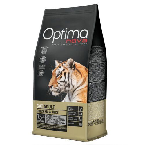 Optima Nova Adult Pollo comida para gatos Imagem n&uacute;mero 1