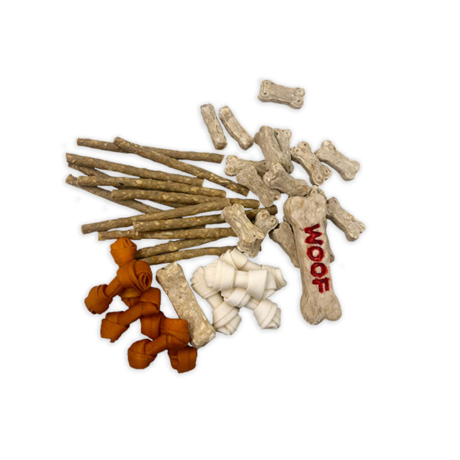 1 ud. Guau Christmas Bocaditos de Couro em Bolsa para c&atilde;es, , large Imagem n&uacute;mero 2