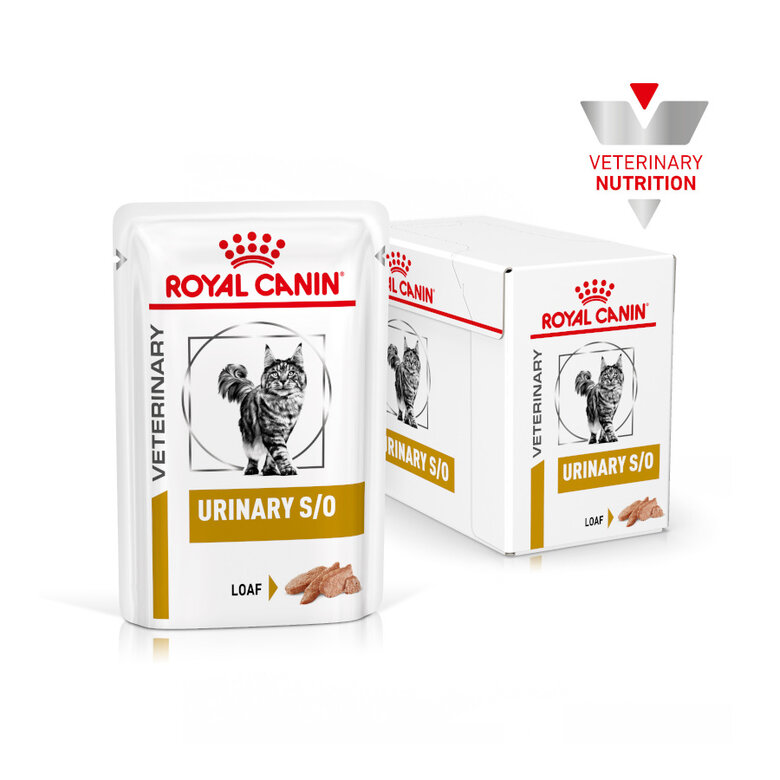12 saquetas x 85 g Royal Canin Adult Veterinary Urinary paté sobre para gatos,  Imagem número 2 12 saquetas x 85 g Royal Canin Adult Veterinary Urinary paté sobre para gatos, , large Imagem número 2