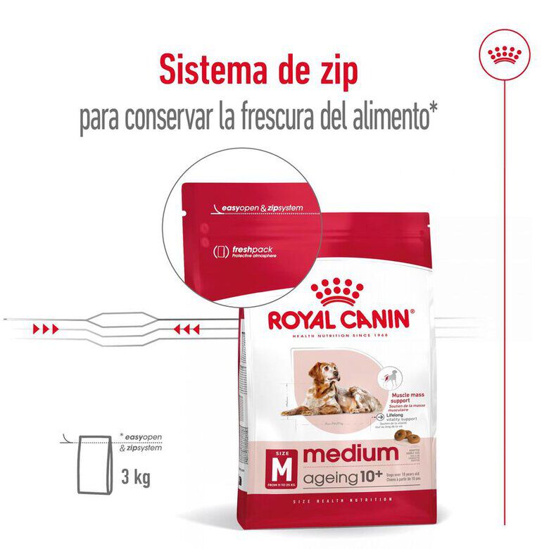 15 kg Royal Canin Medium 10+ Ageing ra&ccedil;&atilde;o para c&atilde;es, , large Imagem n&uacute;mero 4