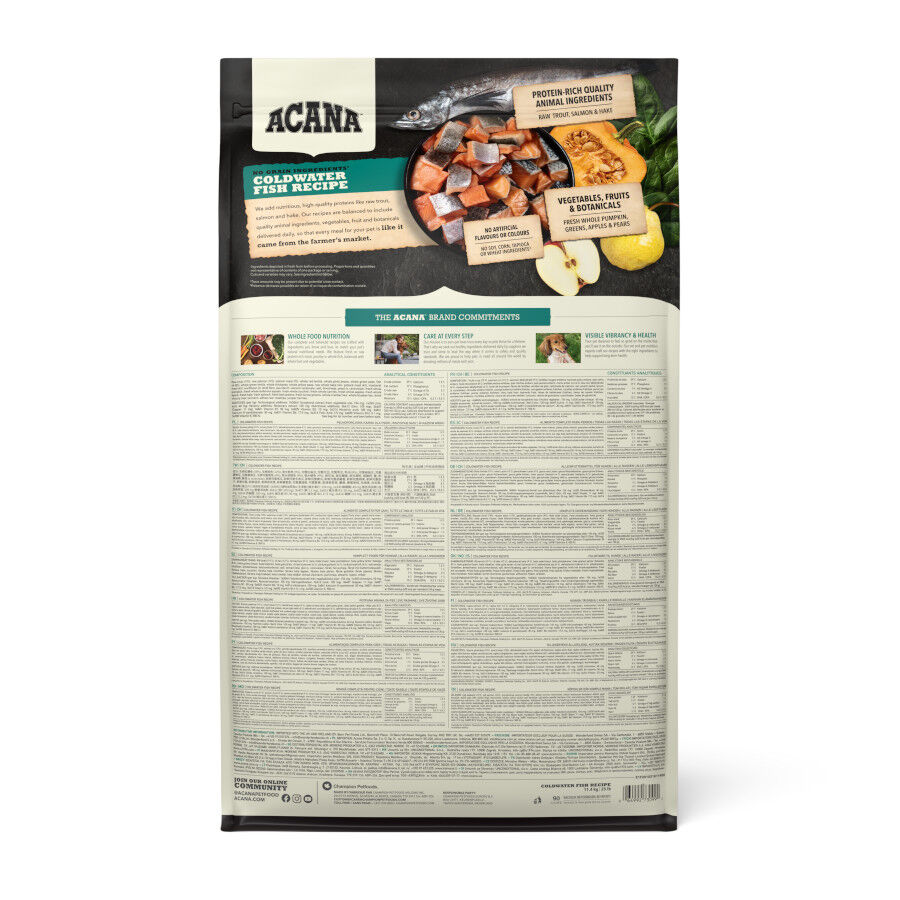 11.4 kg Acana Adult Coldwater Fish pienso para perros, , large Imagem n&uacute;mero 2