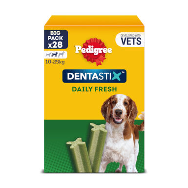 Pedigree Dentastix Fresh Snacks Dentários para Cães Médios