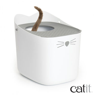 Catit Pixi Caixa de Areia Branca para gatos