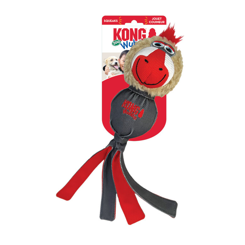 Kong Wubba Zoo Babuíno de peluche para cães,  Imagem número 2 Kong Wubba Zoo Babuíno de peluche para cães, , large Imagem número 2
