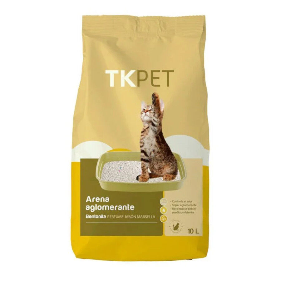 10 L TK-Pet Areia Aglomerante de Bentonite e Marselha para gatos, , large Imagem n&uacute;mero 1