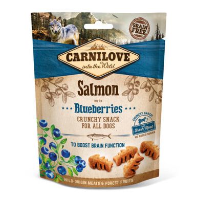 Carnilove Biscoitos Crunchy Salmão e Mirtilos para cães