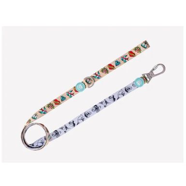 Dukier Trela com estampado de tatuagem para cães
