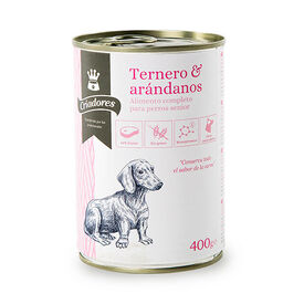 Criadores Senior vitela-mirtilos comida húmida cães