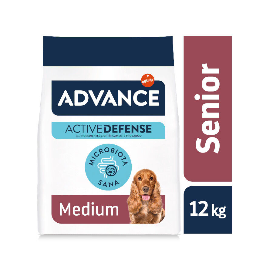 12 kg Advance Active Defense Medium Senior +7 Frango e Arroz ra&ccedil;&atilde;o para c&atilde;es, , large Imagem n&uacute;mero 2