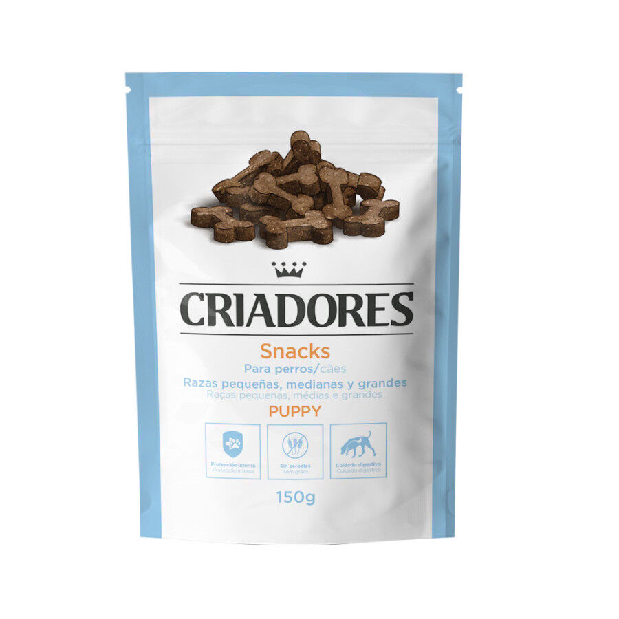 6 pacotes x 150 g Criadores Snack Semi-h&uacute;mido Ossinhos de salm&atilde;o para c&atilde;es Pack Poupan&ccedil;a!, , large Imagem n&uacute;mero 1
