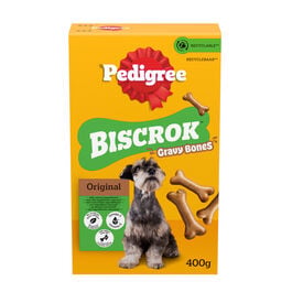 Pedigree Biscrok Gravy Bones Bolachas Snacks para C&atilde;es