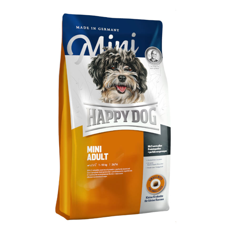 4 kg Happy Dog Mini Adult ra&ccedil;&atilde;o para c&atilde;es, , large Imagem n&uacute;mero 1