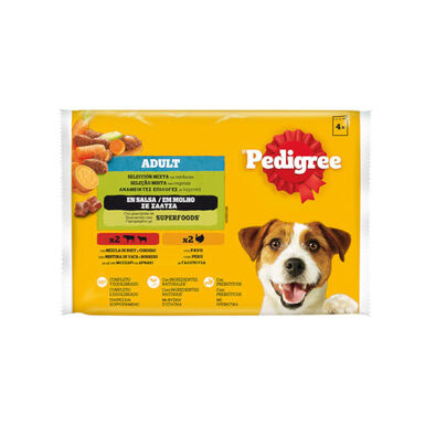 Sachê Pedigree Adult Seleção de Carnes ao Molho para cães