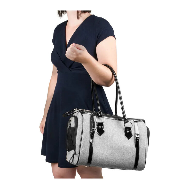 Flamingo Tatjana Saco de Transporte Cinza para cães,  Imagem número 3 Flamingo Tatjana Saco de Transporte Cinza para cães, , large Imagem número 3