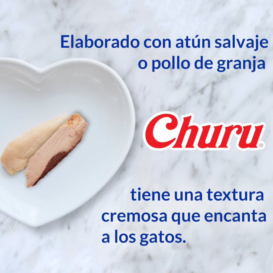 40 saquetas x 14 g Churu Variedades de Atum e Marisco Snack L&iacute;quido para gatos, , large Imagem n&uacute;mero 6