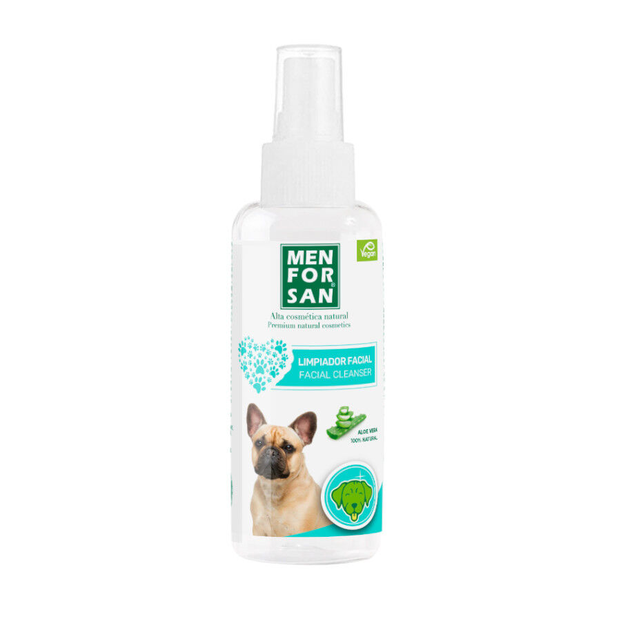 Menforsan Produto de Limpeza Facial Alo&eacute; Vera para c&atilde;es, , large Imagem n&uacute;mero 1