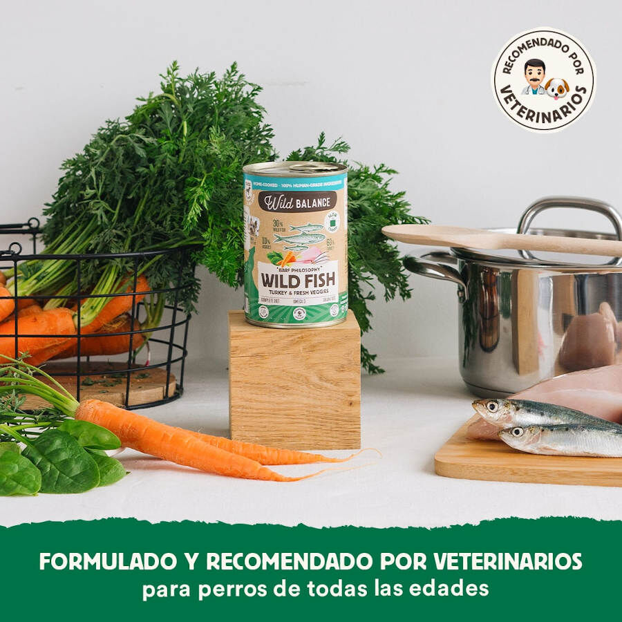 400 g Wild Balance BARF de Peixe e Per&uacute; em lata para c&atilde;es , , large Imagem n&uacute;mero 4
