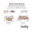 Leeby Colchão Impermeável Anti Pelos Preto para cães, , large Indicador imagem número 6