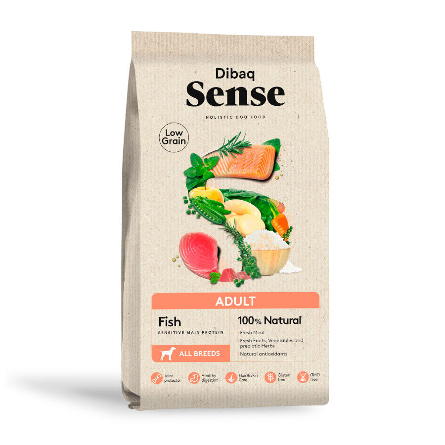 12 kg Dibaq Sense Low Grain Adult Ra&ccedil;&atilde;o de peixe para c&atilde;es, , large Imagem n&uacute;mero 1
