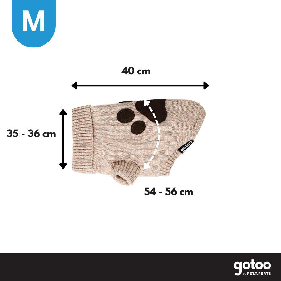 Gotoo Camisola de Malha Castanha para c&atilde;es, , large Imagem n&uacute;mero 4
