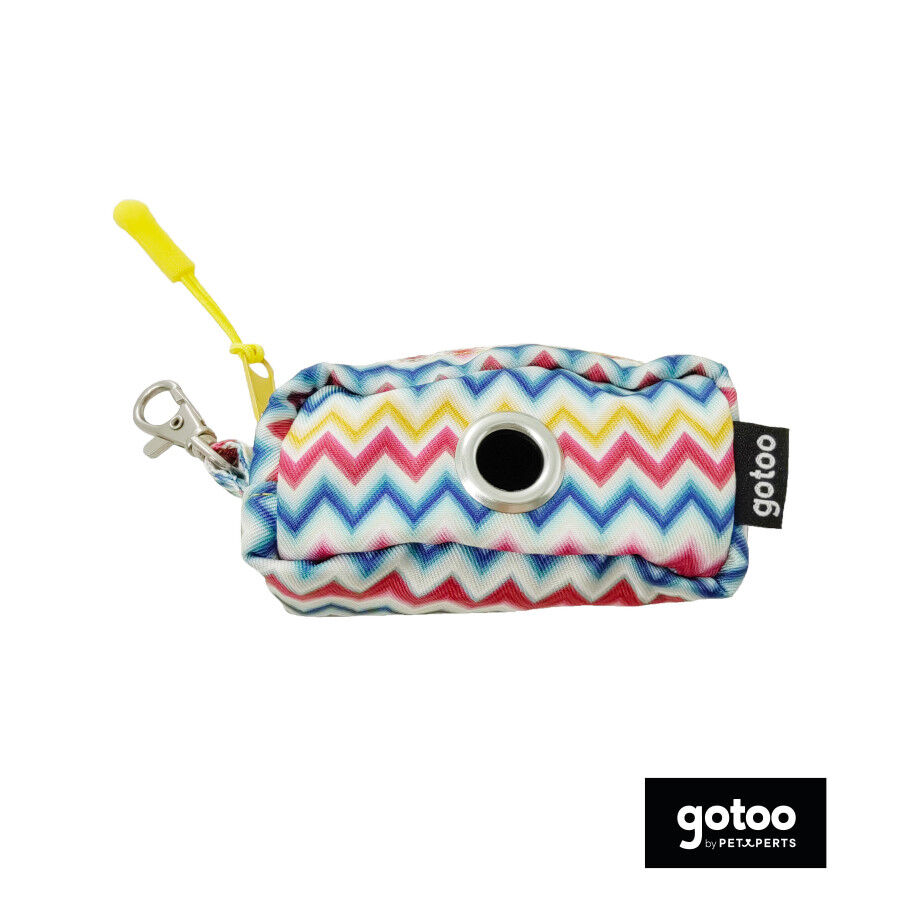 Gotoo Porta-sacoscom estampado de riscas zig-zag para c&atilde;es, , large Imagem n&uacute;mero 2