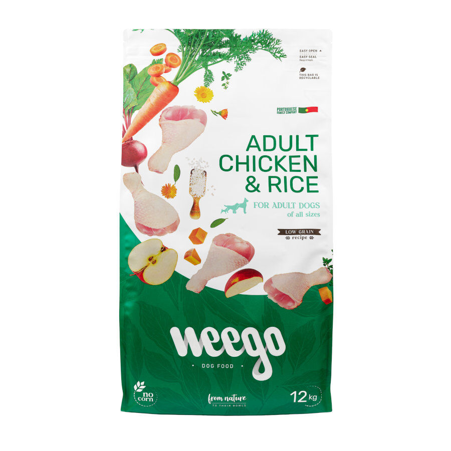 Weego Low Grain Ra&ccedil;&atilde;o de frango e arroz para c&atilde;es, , large Imagem n&uacute;mero 1