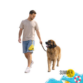Summer Vibes Lemon Bag Dispenser Porta Saco para c&atilde;es
