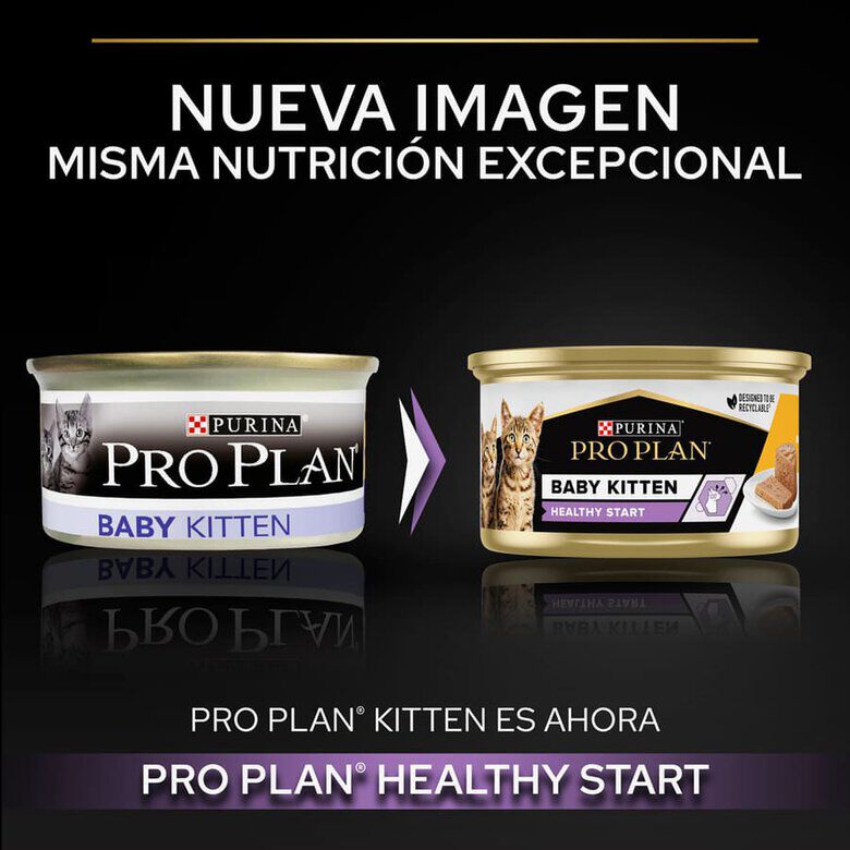 85 g Purina Pro Plan Baby Kitten Mousse lata, , large Imagem n&uacute;mero 2