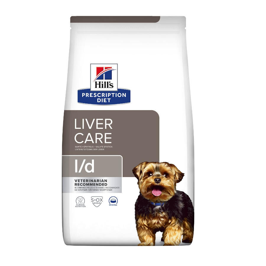 10 kg Hill's Prescription Diet l/d Liver Care ra&ccedil;&atilde;o para c&atilde;es, , large Imagem n&uacute;mero 1