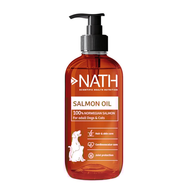 250 ml Nath Óleo de salmão norueguês para cães e gatos,  Imagem número 1 250 ml Nath Óleo de salmão norueguês para cães e gatos, , large Imagem número 1